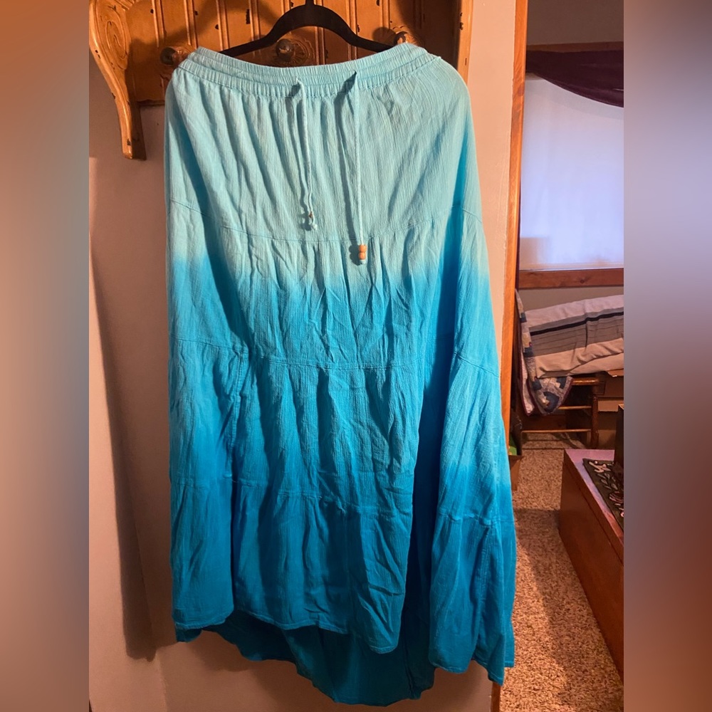 Broom stick skirt, full length